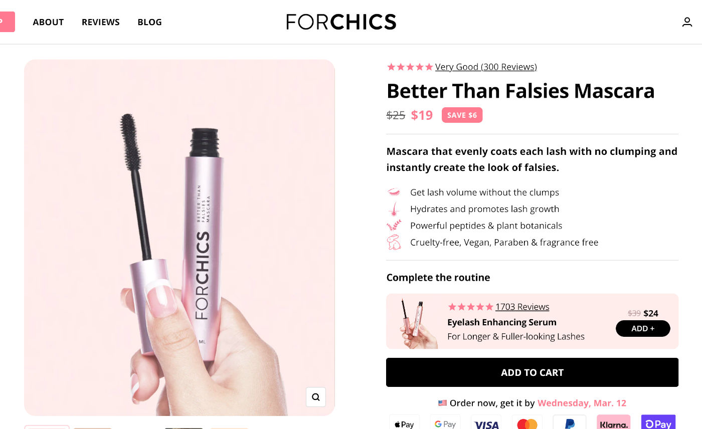 ForChics descrizione ecommerce ottimizzata per vendere